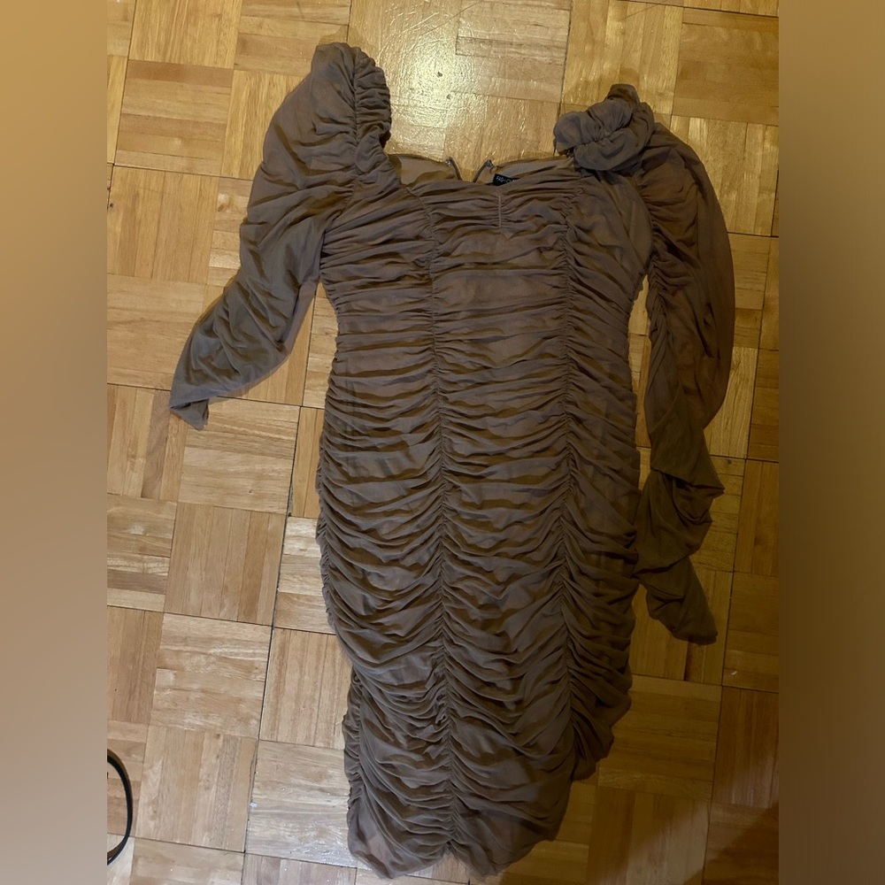 Tan Dress